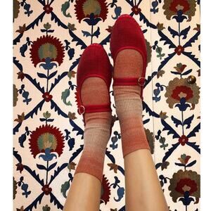 Flabelus NEW Baggins Mary Jane Ballet Shoes in Red Size 38